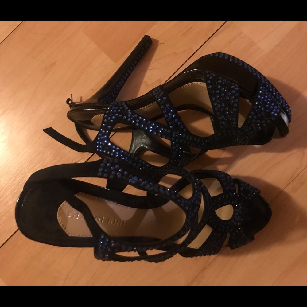 Black & Blue Heels